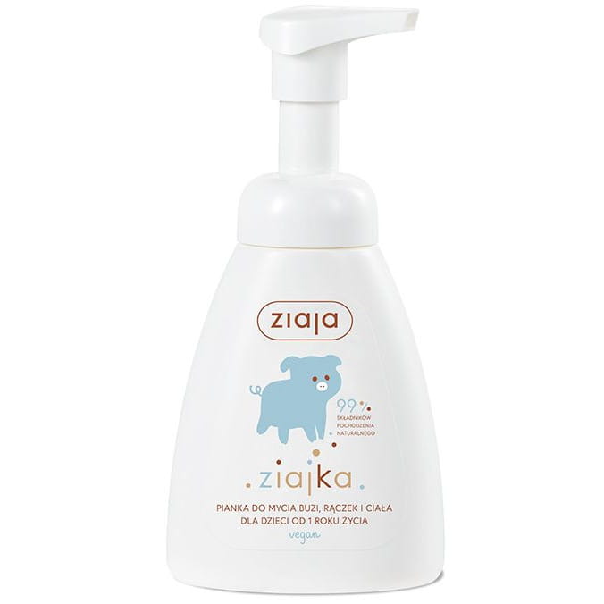 ZIAJKA PIANKA DO MYCIA BUZI RĄCZEK I CIAŁA 250ML