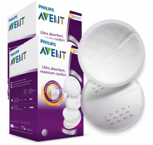 Avent Ultra Cienkie Wkładki Laktacyjne 2x100 = 200szt