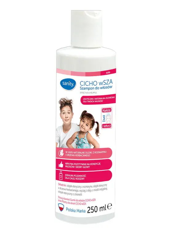 Sanity Cicho Wsza Szampon Na Wszy Gnidy 250ml