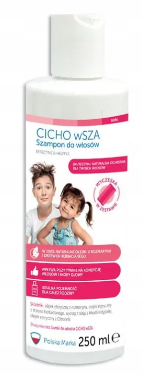 Cicho Wsza Szampon Na Wszy Gnidy 250ml + Wyczeska 2577