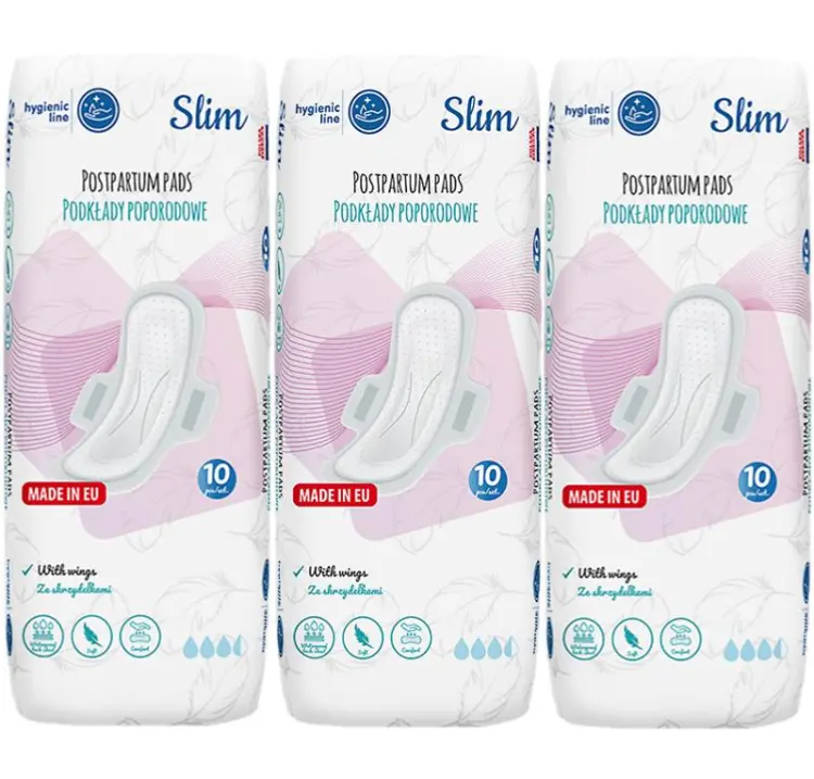 AKUKU PODKŁADY PODPASKI POPORODOWE SLIM 3x10 3PAK