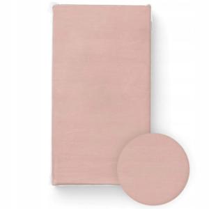 Bocioland Prześcieradło Jersey 60x120cm Jasny Róż 0526