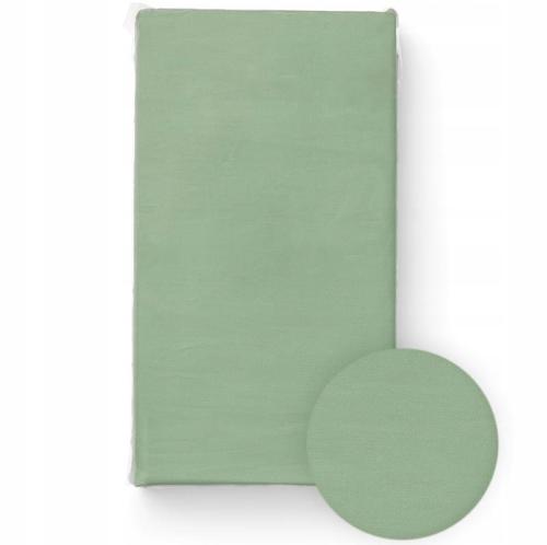 Bocioland Prześcieradło Jersey 60x120cm Jasny Zielony 0540