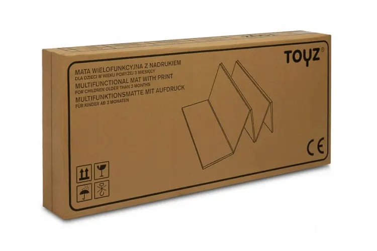 Toyz Wielofunkcyjna Mata Edukacyjna Piankowa Dwustronna 180x200 Zwierzątka