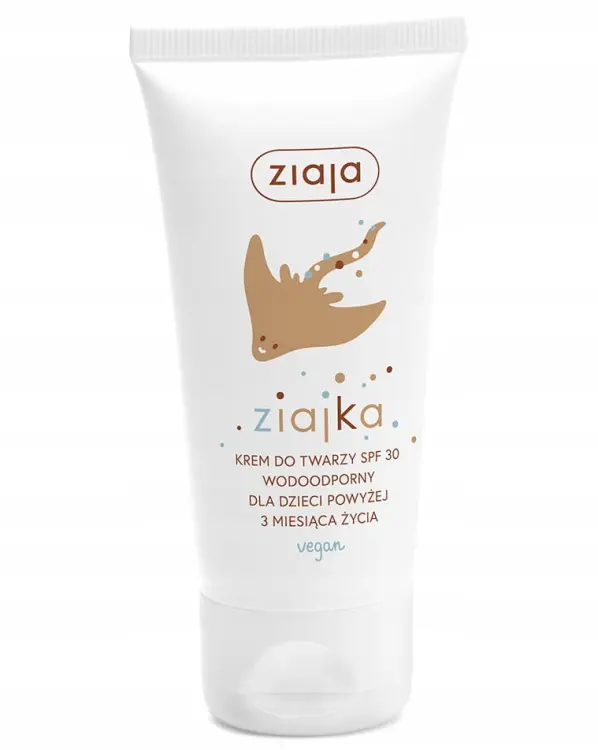 Ziajka Ochronny Krem Do Twarzy Dla Dzieci SPF30 3m+ 50m