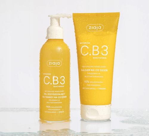 Ziaja Żel Oczyszczający Do Twarzy Z Witaminą C.B3 Niacynamid 190ml