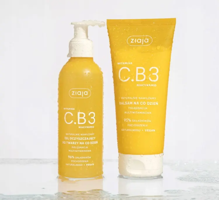 Ziaja Żel Oczyszczający Do Twarzy Z Witaminą C.B3 Niacynamid 190ml