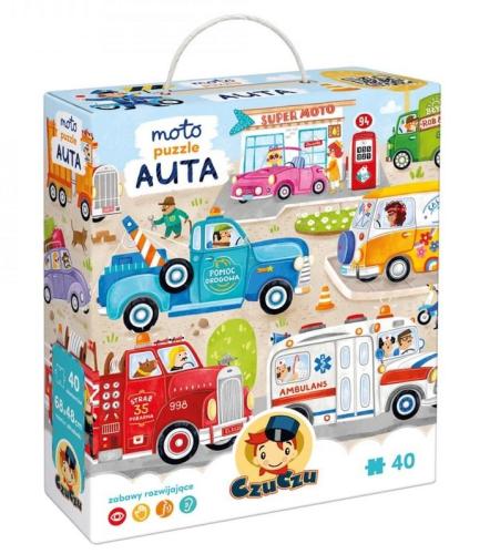 Czuczu Moto Puzzle 40 Auta Dla Dzieci +3 Lata 2283