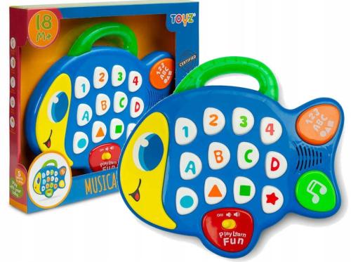 Toyz Interaktywna Muzyczna Grająca Rybka Edukacyjna