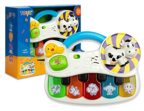 Toyz Interaktywne Pianinko Farma Zwierzątka Muzyka