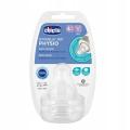 Chicco Smoczek Do Butelki Perfect5 Silikonowy Szybki 4m+ 2szt 2219