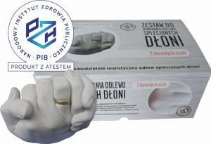 Ramy Czasu Zestaw Do Odlewu Splecionych Dłoni Na Ślub