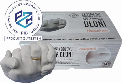 Ramy Czasu Zestaw Do Odlewu Splecionych Dłoni Na Ślub