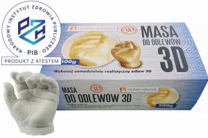 Ramy Czasu Masa Do Odlewów 3D Kopiowanie Części Ciała 500g