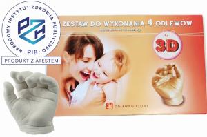 Ramy Czasu Odcisk Odlew 3D Zestaw Do Wykonania 4x Odlewów