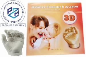 Ramy Czasu Odcisk Odlew 3D Zestaw Do Wykonania 6x Odlewów