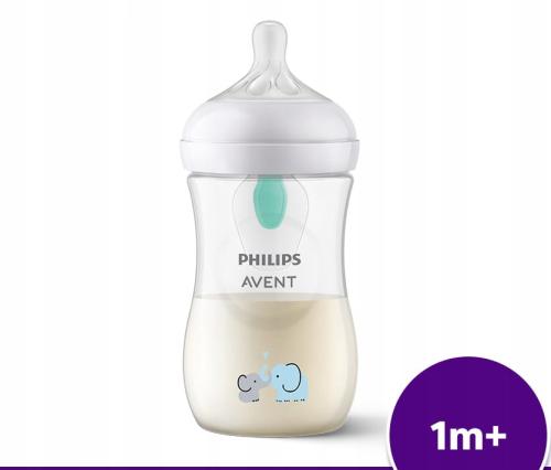 Avent Butelka Natural Response Airfree 260ml 673/81 Słoniki