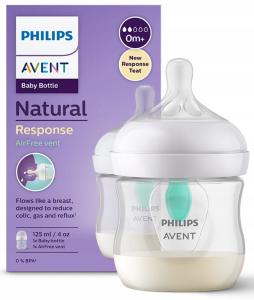 Avent Butelka Natural 3 Response Airfree 125ml 670/01