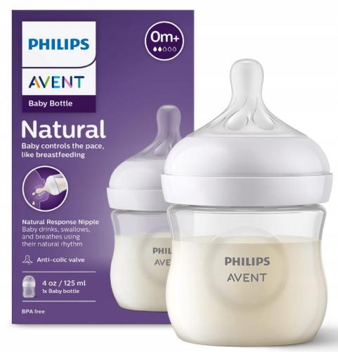 Avent Butelka Antykolkowa Natural 3 Response 125ml 900/01