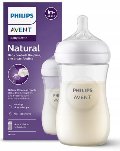 Avent Butelka Antykolkowa Natural 3 Response 260ml 903/01