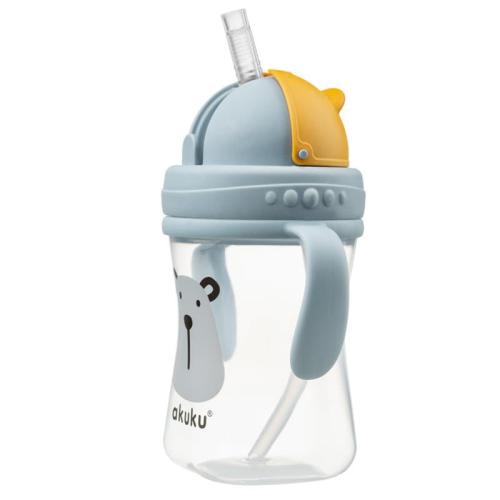 Akuku Bidon Ze Słomką Miś 9m+ 300ml 0203