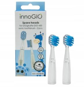 InnoGIO Wymienne Główki Do Szczoteczki  GIO Giraffe Blue GIO-450BHB 1378