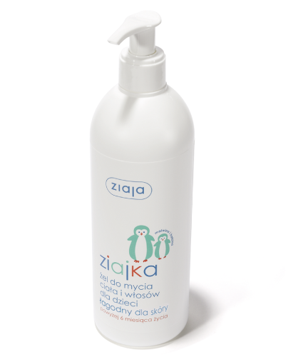 Ziajka Żel Do Mycia Ciała I Włosów Dla Dzieci 400ml