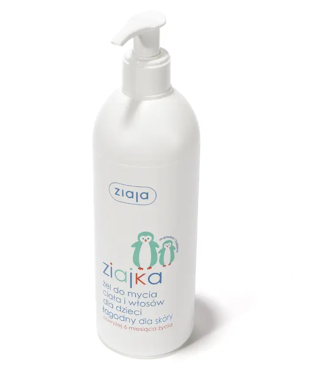 Ziajka Żel Do Mycia Ciała I Włosów Dla Dzieci 400ml