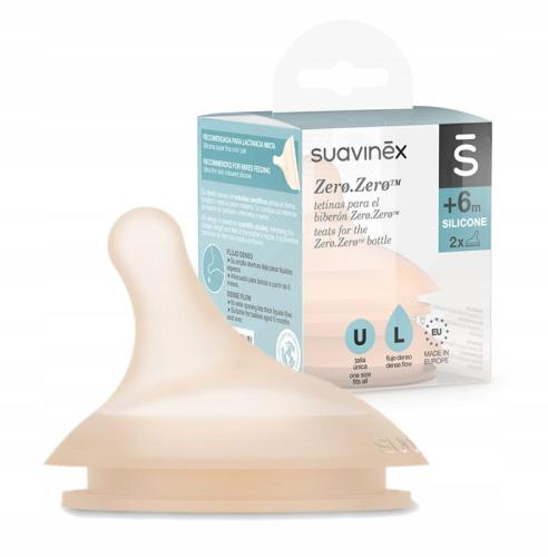 Suavinex Smoczki O Szybkim Przepływie Do Butelki Zero Zero 2szt 7034