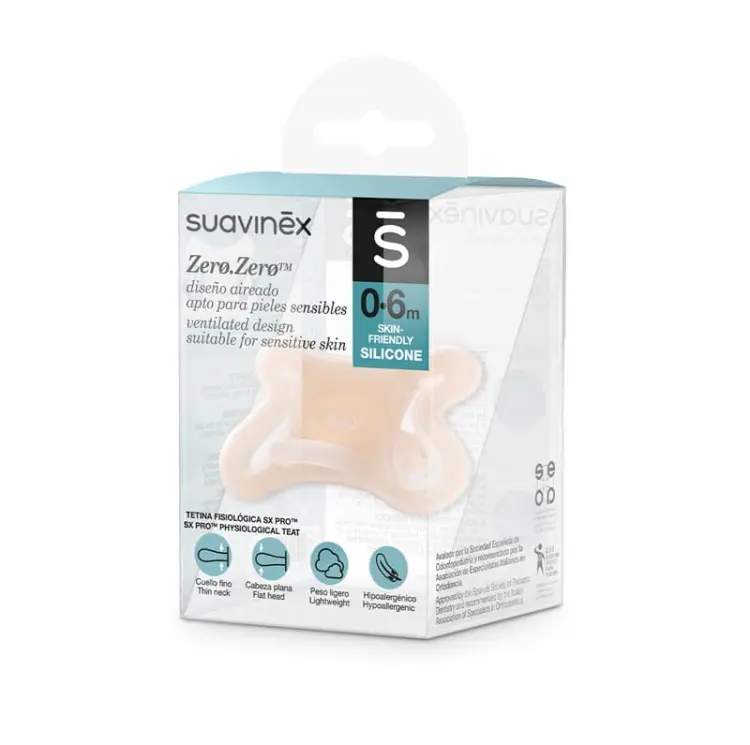 Suavinex Smoczek Fizjologiczny ZERO ZERO 0-6m 8726