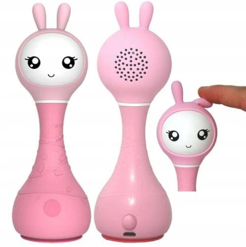 Alilo Smarty Bunny Króliczek Grzechotka Odtwarzacz Różowy