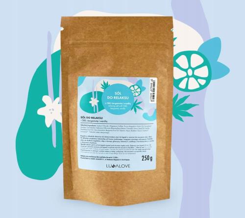 Lullalove Sól Epsom Do Kąpieli Relaksu Z Cbd 250 g.