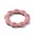 BabyOno Gryzak Silikonowy RING Różowy 825/02