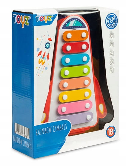 Toyz Zabawka Edukacyjna Tęczowe Cymbałki