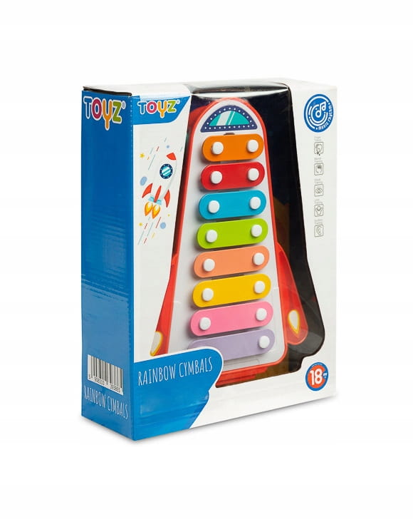 Toyz Zabawka Edukacyjna Tęczowe Cymbałki