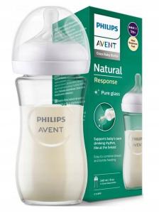 Avent Butelka Responsywna Natural Szklana 240 Ml