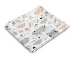 Czas Bobasa Pielucha Muślinowa Premium Kocyk Otulacz 120x120cm Przyjaciele 0479