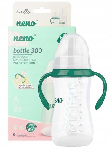 Neno Butelka Dziecięca 300ml Ze Smoczkiem 6m+ 2410
