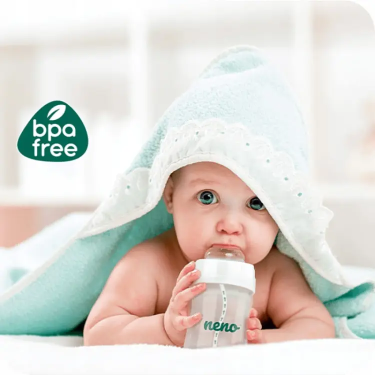 Neno Butelka Dziecięca 240ml Ze Smoczkiem 3-6m 2403