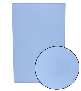 Czas Bobasa Prześcieradło Jersey Z Gumką Do Łóżeczka 120x60 Niebieskie