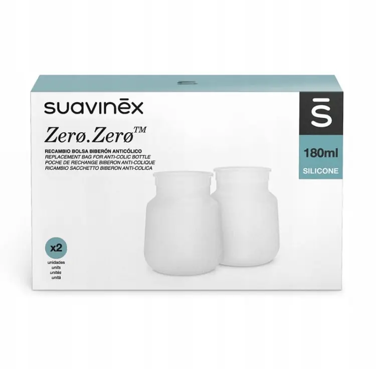Suavinex Silikonowa Torebka Antykolkowa Do Butelki ZERO ZERO 180 ml 2143