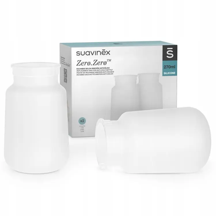 Suavinex Silikonowa Torebka Antykolkowa Do Butelki ZERO ZERO 270 ml 2150