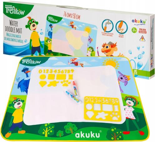 Akuku Magiczna Mata Do Malowania Wodą A0638