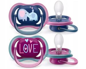 Avent Smoczek Ultra Air 18m+ Oddychający + Etui 349/22