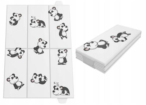 Czas Bobasa 2 Mata Turystyczna Na Przewijak Składana 40x58 Pandy