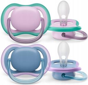 Avent Smoczek Ultra Air 6-18m Oddychający + Etui 085/34