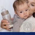 Lovi Butelka Trends + Smoczek Supervent Dynamiczny 120ml 3m+ Beżowa