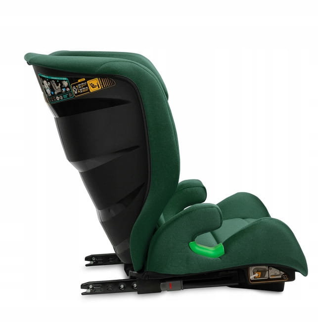 Caretero Fotelik Samochodowy Nimbus 4-12 Lat 100-150cm Dark Green