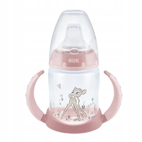Nuk Butelka 150ml Z Uchwytami First Choice Ustnik Niekapek 6m+ Bambi