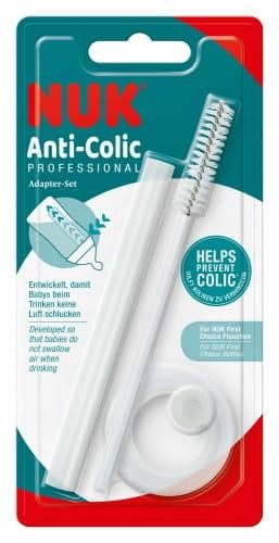 Nuk Zestaw Z Adapterem Do Butelki Anti Colic Professional + Szczoteczka